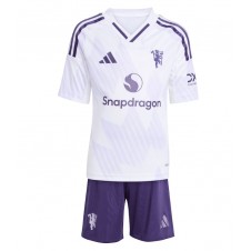 Manchester United Bortaställ Barn 2025-26 Korta ärmar (+ Korta byxor)